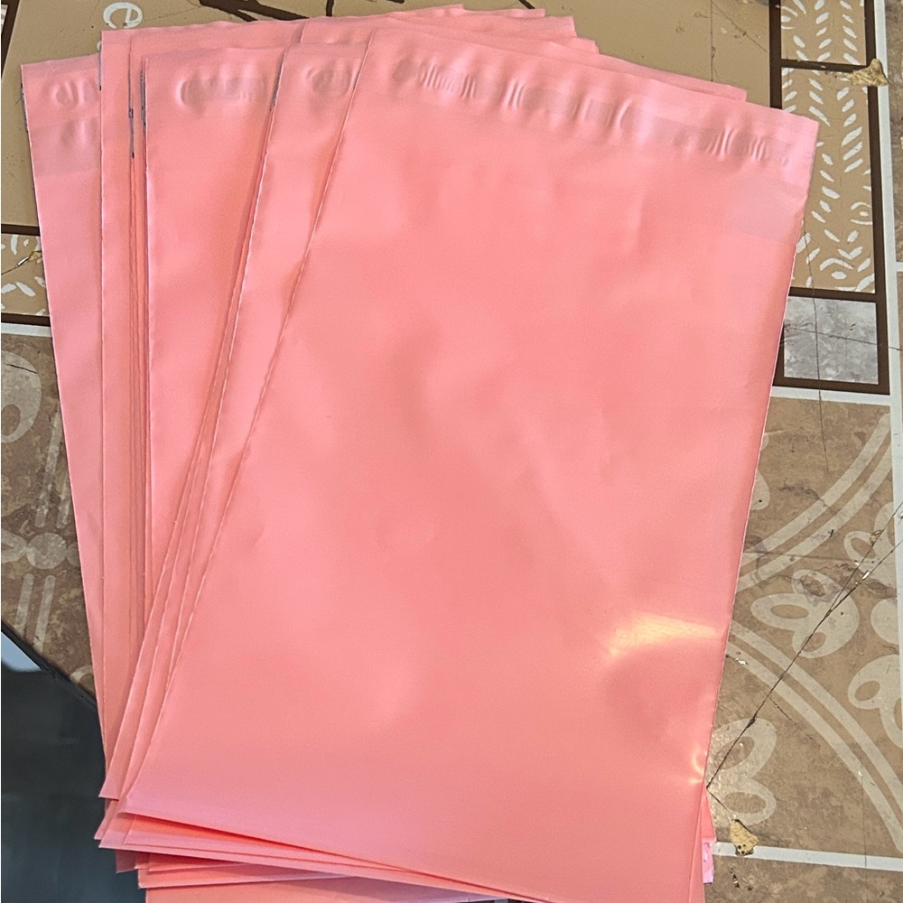 20 6x9 Pink Polymailers
